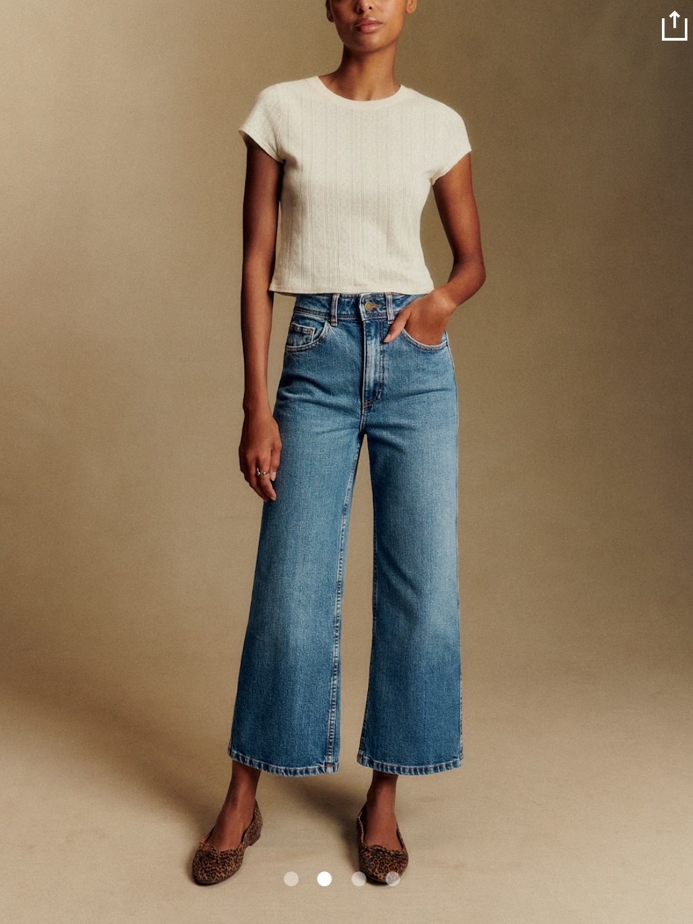 Sezane Le Crop Denim - Size 8